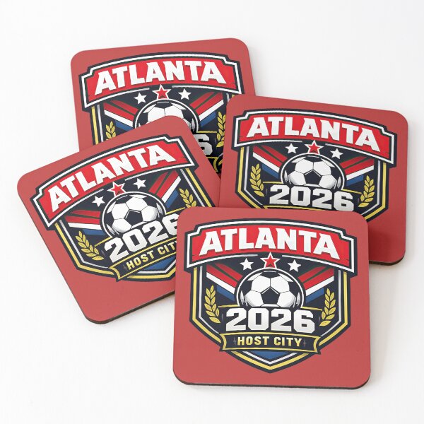 Item preview, Global Cup 2026 Host City Badge Atlanta designed and sold by BrickByDream.