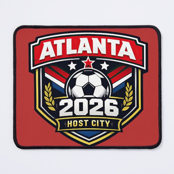 Item preview, Global Cup 2026 Host City Badge Atlanta designed and sold by BrickByDream.