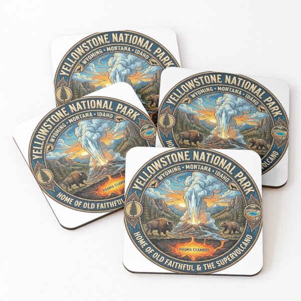 Item preview, YELLOWSTONE NATIONAL PARK WYOMING MONTANA IDAHOL designed and sold by likbatonboot.