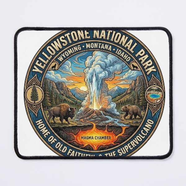 Item preview, YELLOWSTONE NATIONAL PARK WYOMING MONTANA IDAHOL designed and sold by likbatonboot.