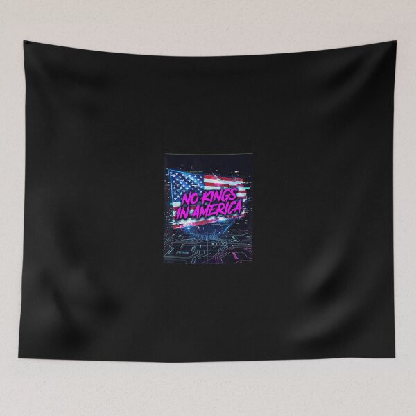 Item preview, No Kings In America Synthwave  designed and sold by Le7yaStore.