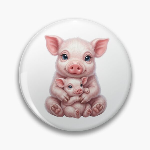 Item preview, Tenderness on the Farm: A Duo of Pigs designed and sold by CHRIST5000.