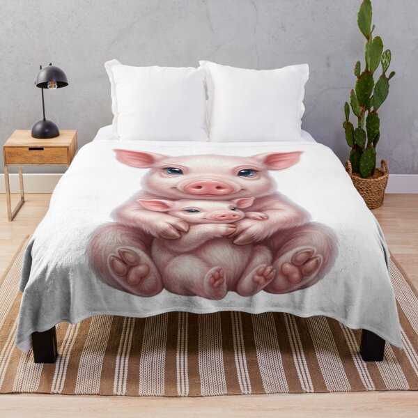 Item preview, Tenderness on the Farm: A Duo of Pigs designed and sold by CHRIST5000.