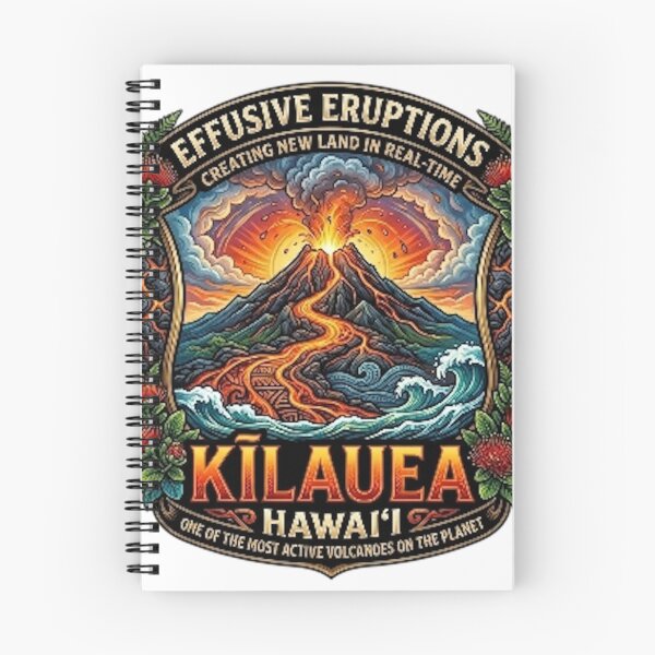 Item preview, KILAUEA EFFUSIVE ERUPTIONS HAWAII designed and sold by likbatonboot.