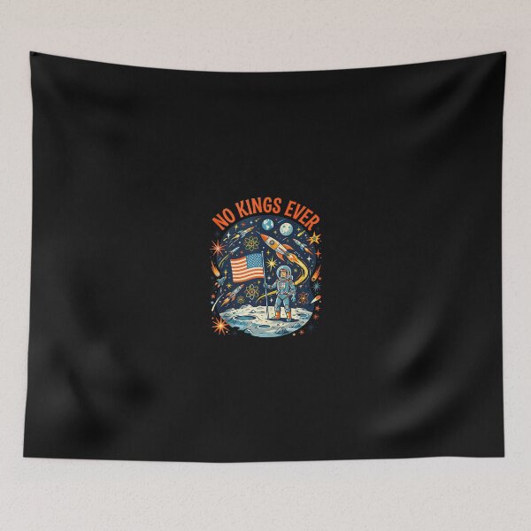 Item preview, No Kings In America Outer Space Astronaut No Kings Ever designed and sold by Le7yaStore.