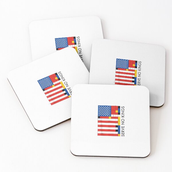 Item preview, No Kings In America Art Modern Abstract Flag designed and sold by Le7yaStore.