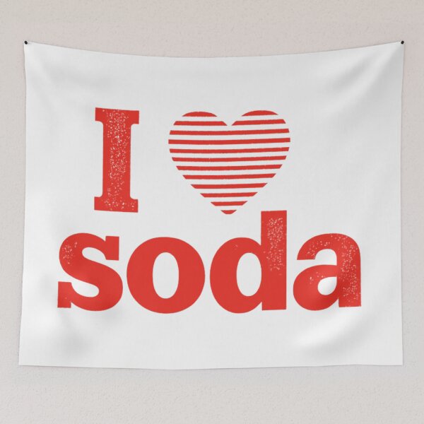 Item preview, I love soda designed and sold by RDproject.