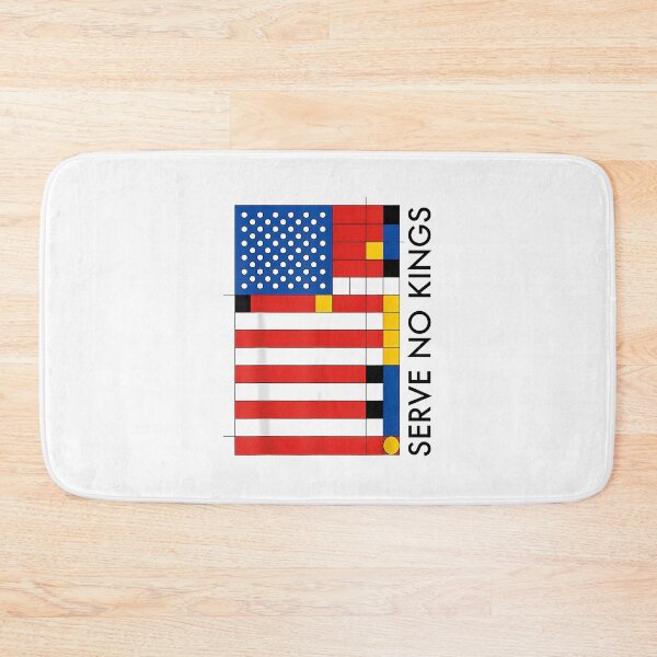 Item preview, No Kings In America Art Modern Abstract Flag designed and sold by Le7yaStore.