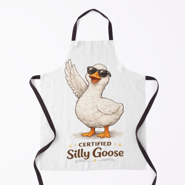 Aperçu de l'œuvre Mème d'oie drôle certifié Silly Goose créée et vendue par PawTheory.