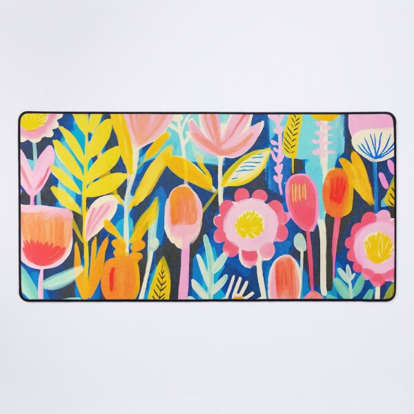 Item preview, Colorful Groovy Flower Meadow  designed and sold by artsandsoul.