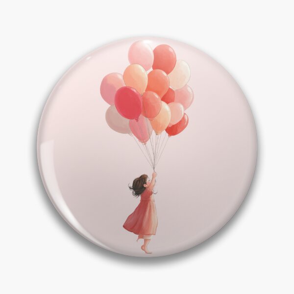 Item preview, Balloon Girl designed and sold by bubblyrainbow.