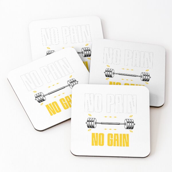 Item preview, No Pain No Gain – Gym Motivation designed and sold by ByZimbo.