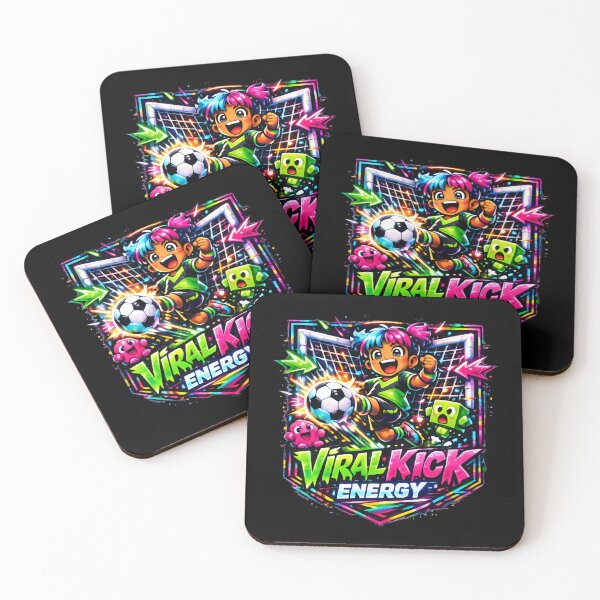 Item preview, Viral Kick Energy Anime Style Vibrant Colors designed and sold by SplashTastic.