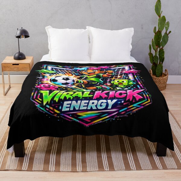 Item preview, Viral Kick Energy Anime Style Vibrant Colors designed and sold by SplashTastic.