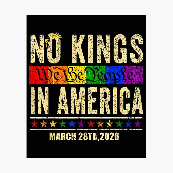 Item preview, No Kings In America Funny Lgbt American Flag designed and sold by Le7yaStore.