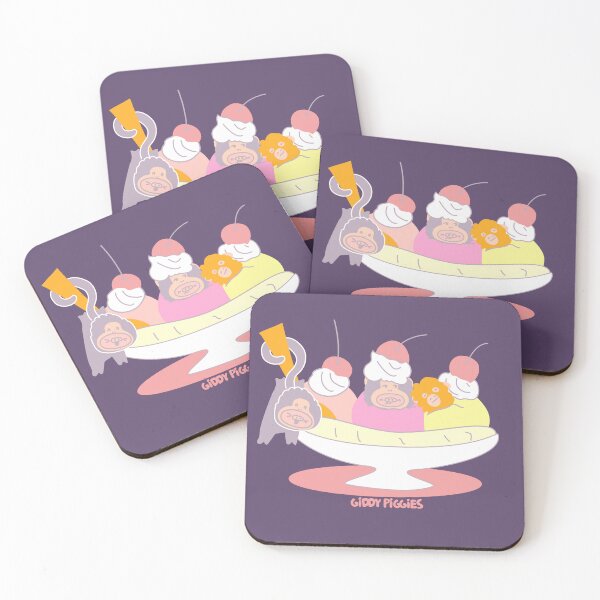 Item preview, Giddy Piggies Banana Split (Punch the monkey) designed and sold by Giddy Piggies.