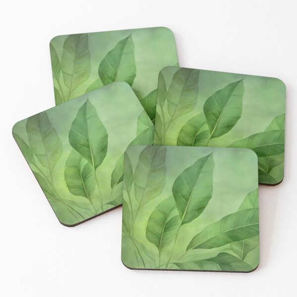 Item preview, Lush Green Leaf Calm Foliage designed and sold by artsandsoul.