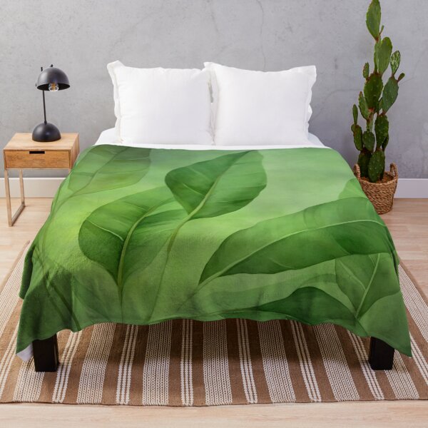 Item preview, Lush Green Leaf Calm Foliage designed and sold by artsandsoul.