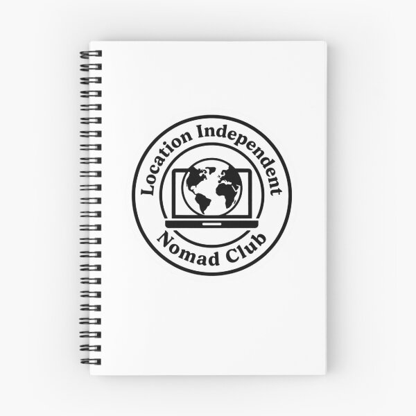 Item preview, Location Independent Nomad Club – Digital Nomad Badge Design designed and sold by ZYNORAworld.
