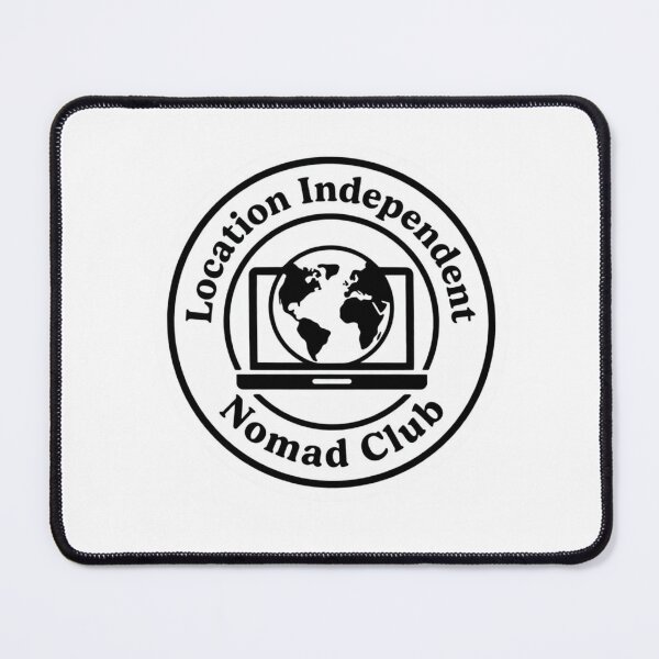 Item preview, Location Independent Nomad Club – Digital Nomad Badge Design designed and sold by ZYNORAworld.