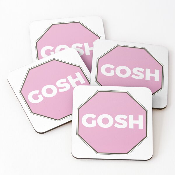 Item preview, Gosh Funny Stop Sign Meme designed and sold by JaaGo PopLab.