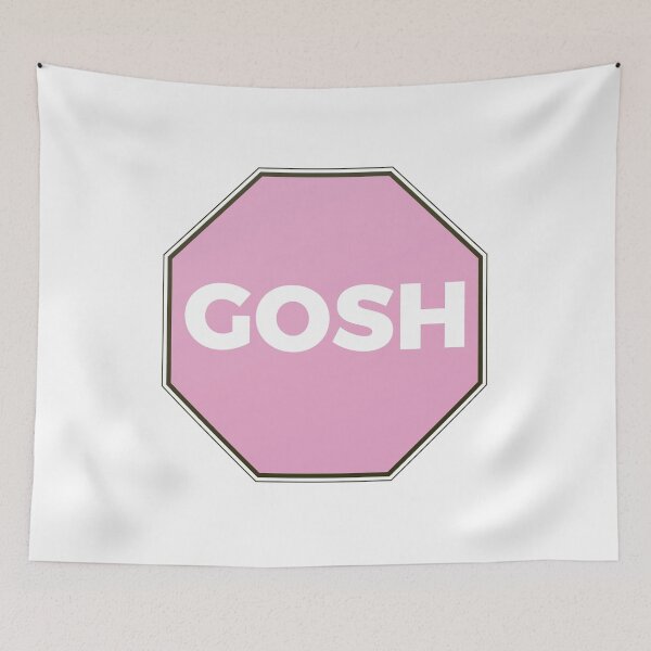 Item preview, Gosh Funny Stop Sign Meme designed and sold by JaaGo PopLab.