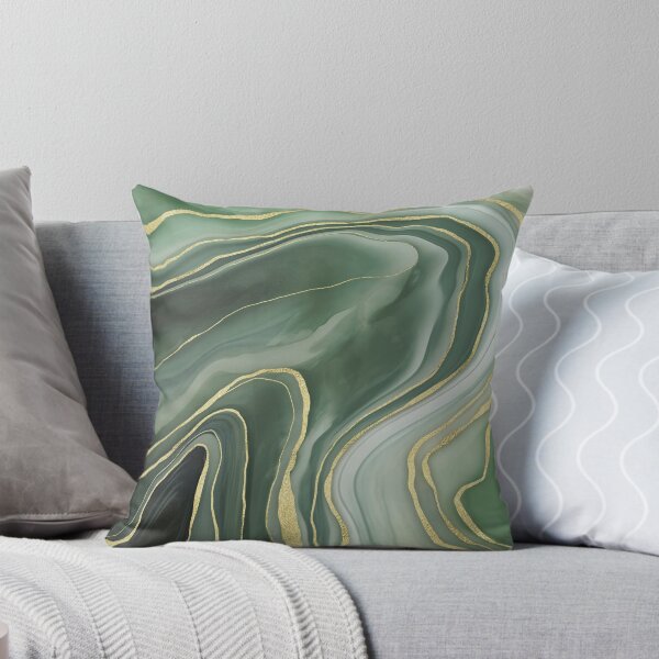 Item preview, Luxury Marble Reverie Jade Green designed and sold by artsandsoul.