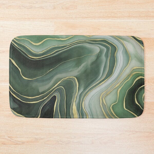 Item preview, Luxury Marble Reverie Jade Green designed and sold by artsandsoul.