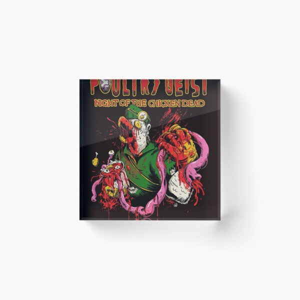 Item preview, Poultrygeist Night Chicken Dead Horror  designed and sold by NoteworApparel.
