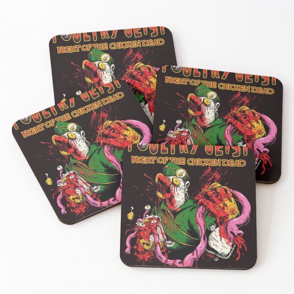 Item preview, Poultrygeist Night Chicken Dead Horror  designed and sold by NoteworApparel.