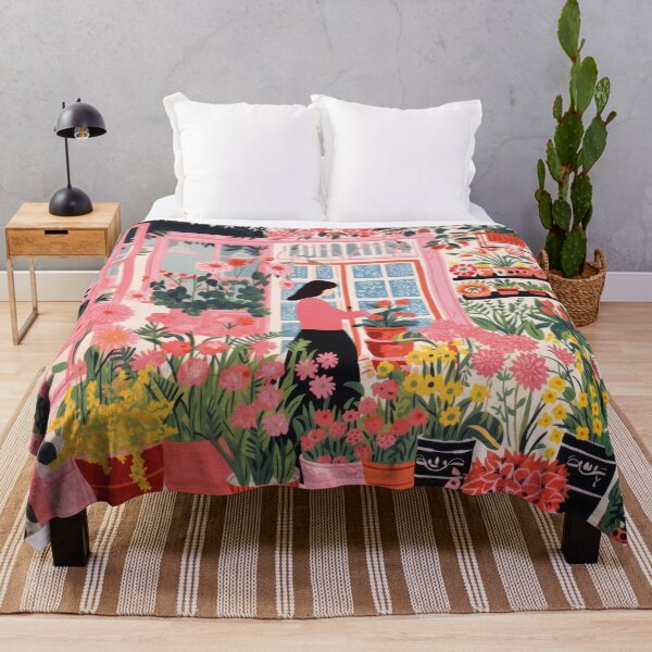 Item preview, The Little Florist: Aesthetic Illustration in a Flower Shop designed and sold by Mauswohn.