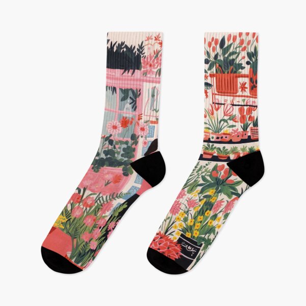 Item preview, The Little Florist: Aesthetic Illustration in a Flower Shop designed and sold by Mauswohn.