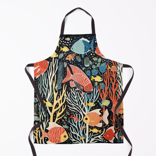 Item preview, Aesthetic underwater world: Colorful fish illustration for sea lovers designed and sold by Mauswohn.