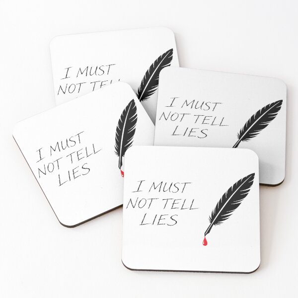 Item preview, I Must Not Tell Lies Detention Penmanship designed and sold by agearb.