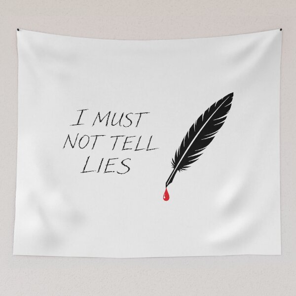 Item preview, I Must Not Tell Lies Detention Penmanship designed and sold by agearb.