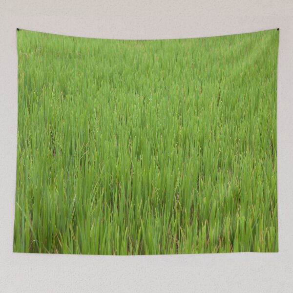 Item preview, Infinite Vibrant Green Grass Field Background designed and sold by LRPhotoart.