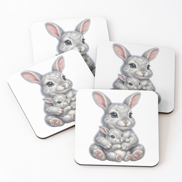 Item preview, Endless Sweetness: Duo of Adorable Bunnies designed and sold by CHRIST5000.