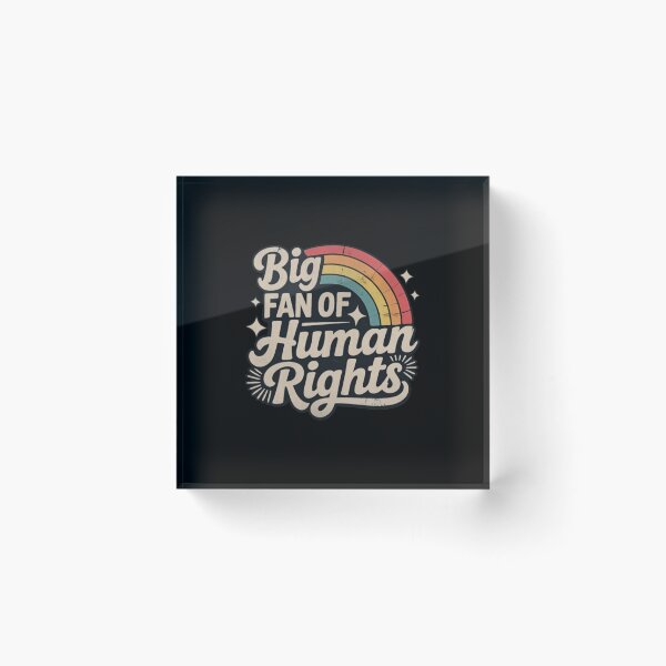 Item preview, Big Fan of Human Rights  designed and sold by hooperjuanita.