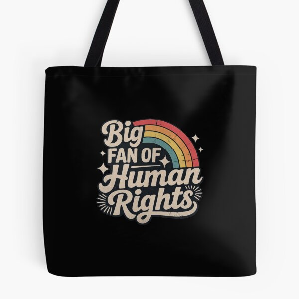 Item preview, Big Fan of Human Rights  designed and sold by hooperjuanita.