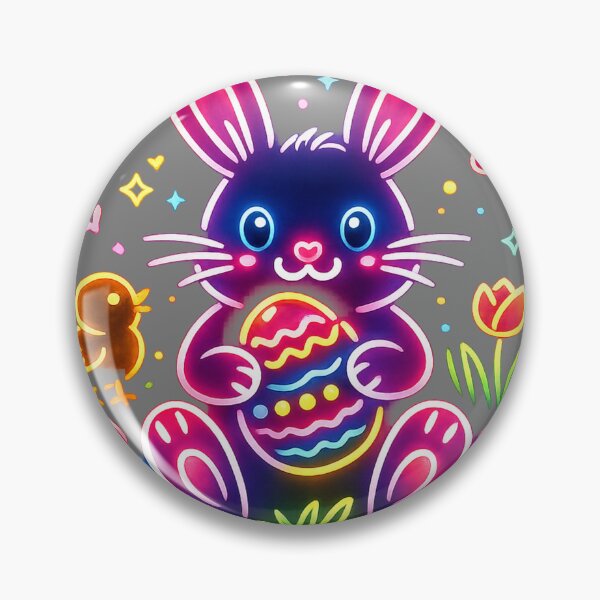 Item preview, Neon Easter Bunny Glow Design designed and sold by RolMerch.
