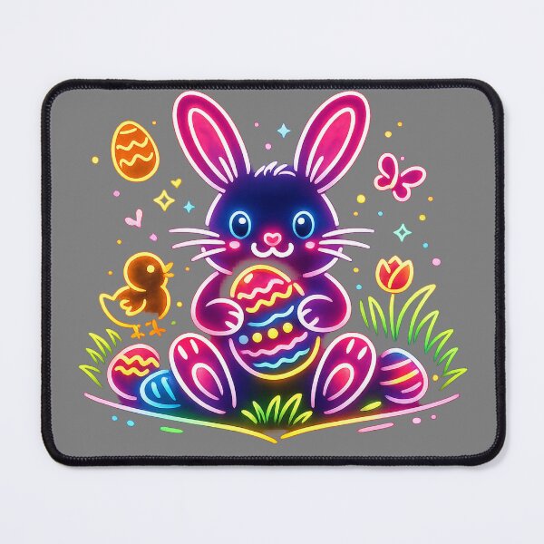 Item preview, Neon Easter Bunny Glow Design designed and sold by RolMerch.