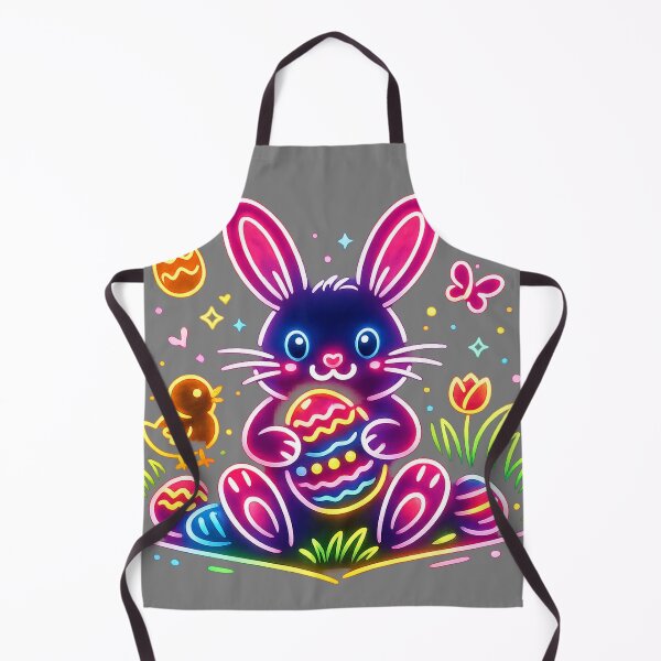 Item preview, Neon Easter Bunny Glow Design designed and sold by RolMerch.