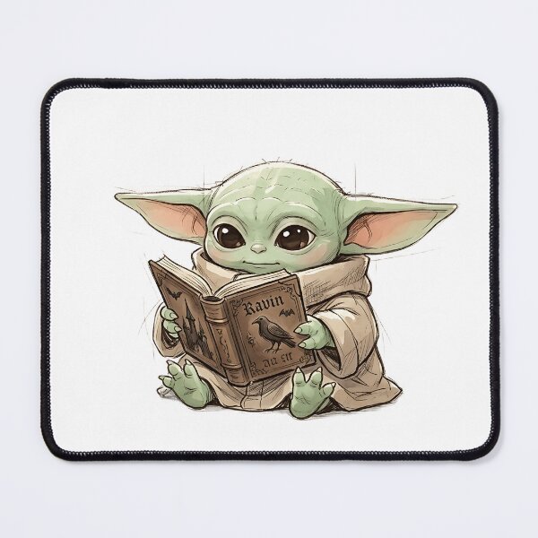 Item preview, BABY YODA READING GOTHIC BOOKS designed and sold by LIS AND MELIVERSO.