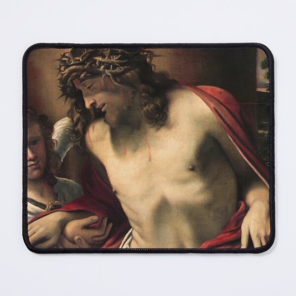 Item preview, Christ Wearing Crown of Thorns Annibale Carracci Painting designed and sold by TheSoulOfArt.