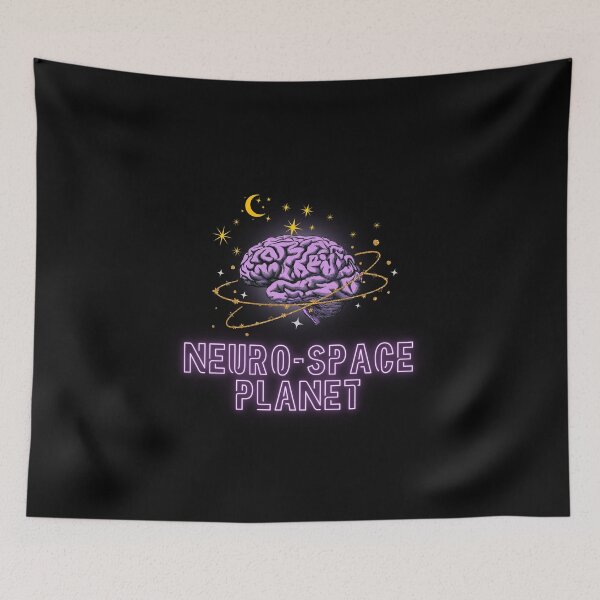 Item preview, Neuro‑Space Planet – Neurodivergent Universe Design designed and sold by YAKOUT-STUDIO.