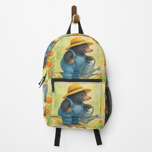 Item preview, Gardening Mole: An aesthetic watercolor illustration for nature lovers designed and sold by Mauswohn.