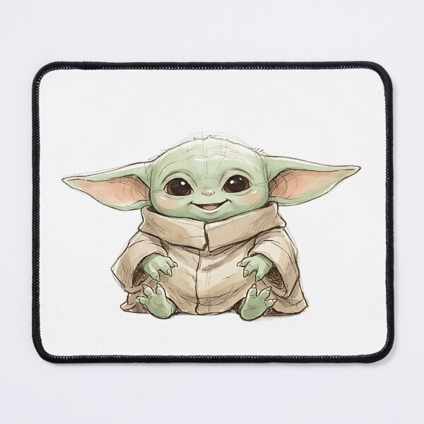 Item preview, SUPER CUTE SMILING BABY YODA designed and sold by LIS AND MELIVERSO.