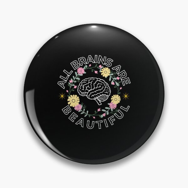 Item preview, All Brains Are Beautiful – Neurodiversity Pride designed and sold by YAKOUT-STUDIO.