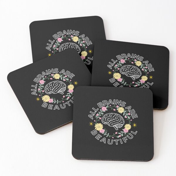 Item preview, All Brains Are Beautiful – Neurodiversity Pride designed and sold by YAKOUT-STUDIO.