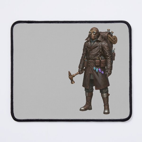 Item preview, Dark Steampunk Crystal Scavenger & Wasteland Artificer designed and sold by The Visual Syllabus.